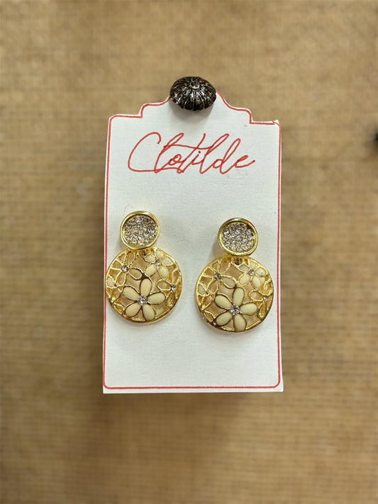 Golden Daisy Earrings