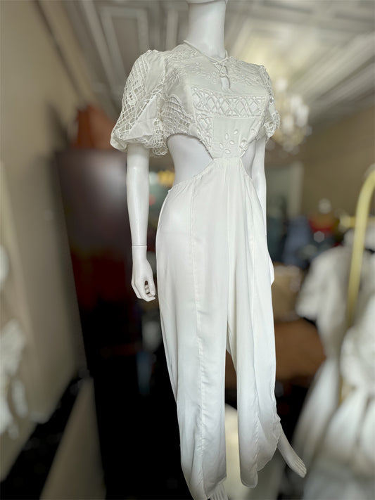 Santorini Lace Jumpsuit