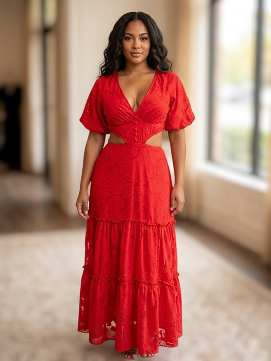 Scarlet Romance Maxi Dress