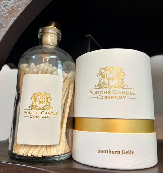 Southern Belle Candle + Matches Set